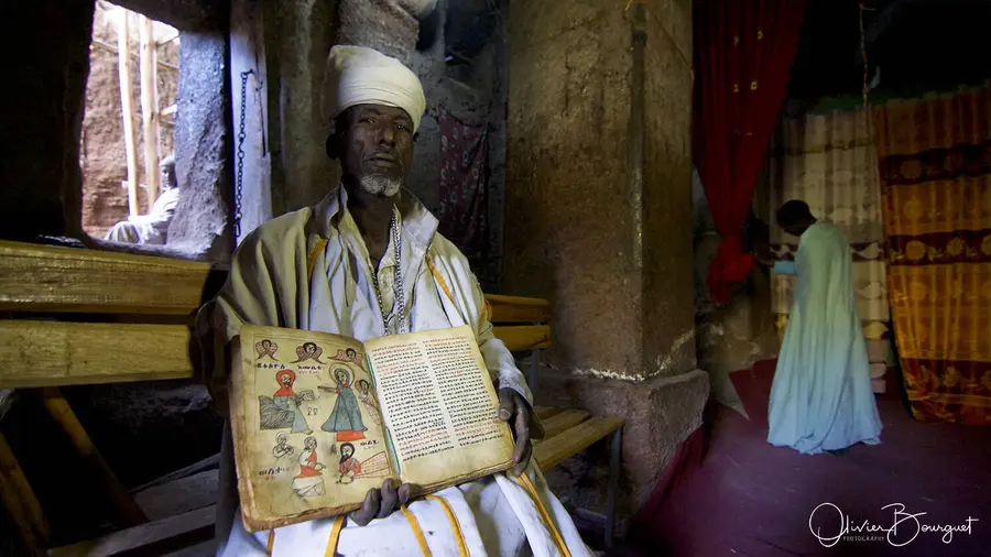 Marcher pour Genna : religion, églises, Lalibela, portraits, photo 2 d’Olivier Bourguet