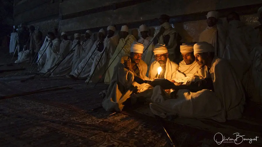 Marcher pour Genna : religion, églises, Lalibela, portraits, celebration, photo 6 d’Olivier Bourguet
