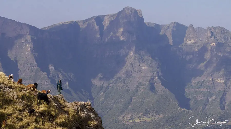 Falaises des montagnes du Simien, Éthiopie
