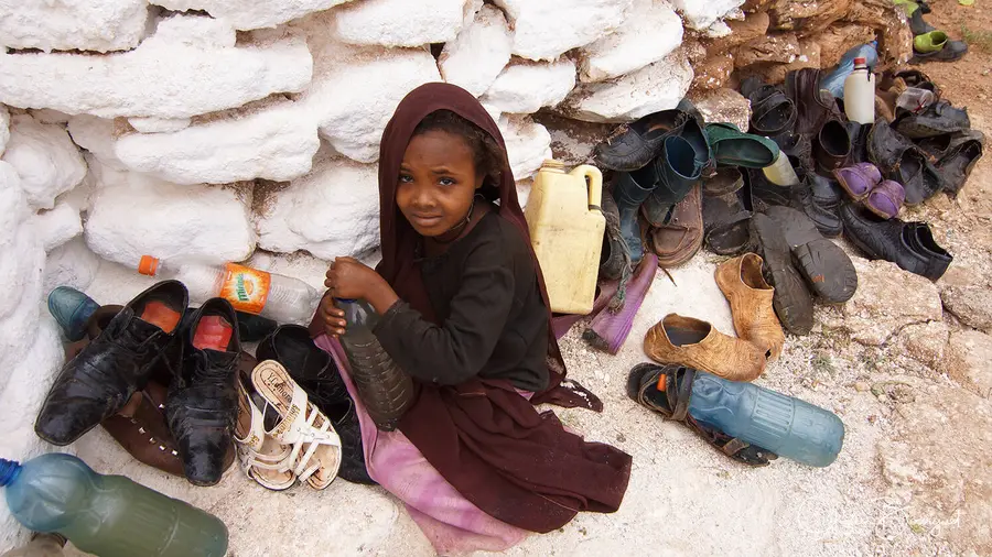Avec les pèlerins de Sheikh Hussein : portraits, pèlerins, religion, enfants, photo 26 d’Olivier Bourguet