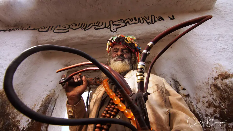 Avec les pèlerins de Sheikh Hussein : portraits, sheikh, religion, photo 38 d’Olivier Bourguet