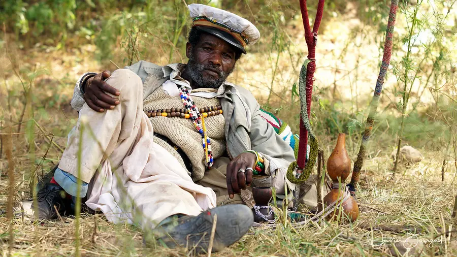 Avec les pèlerins de Sheikh Hussein : portraits, pèlerins, photo 12 d’Olivier Bourguet