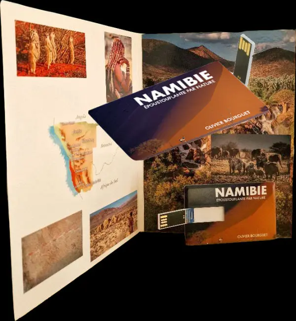 Le film Namibie sur clé USB, en digipack