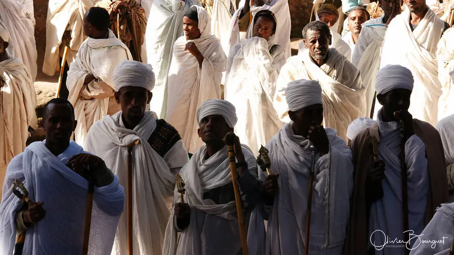 Éthiopie : éthiopie nord, religion, lalibela, éthiopie nord, religion, lalibela, fêtes religieuses, portraits, portraits, photo 184 d’Olivier Bourguet