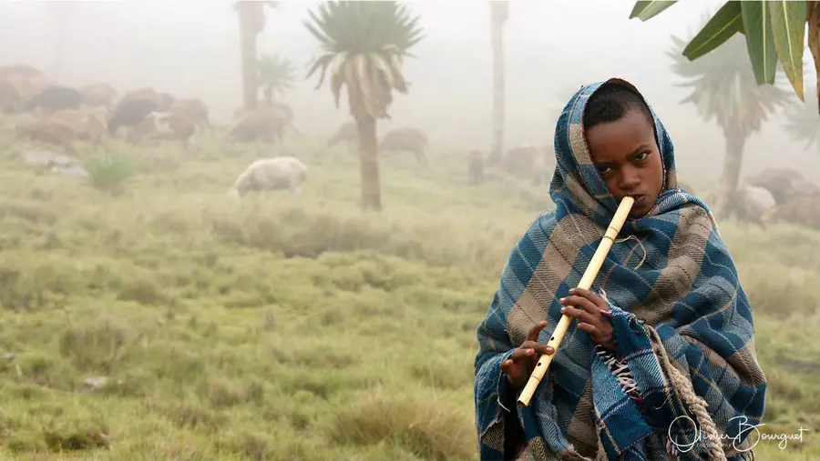 Éthiopie : éthiopie nord, portraits, enfants, montagnes du simien, photo 179 d’Olivier Bourguet