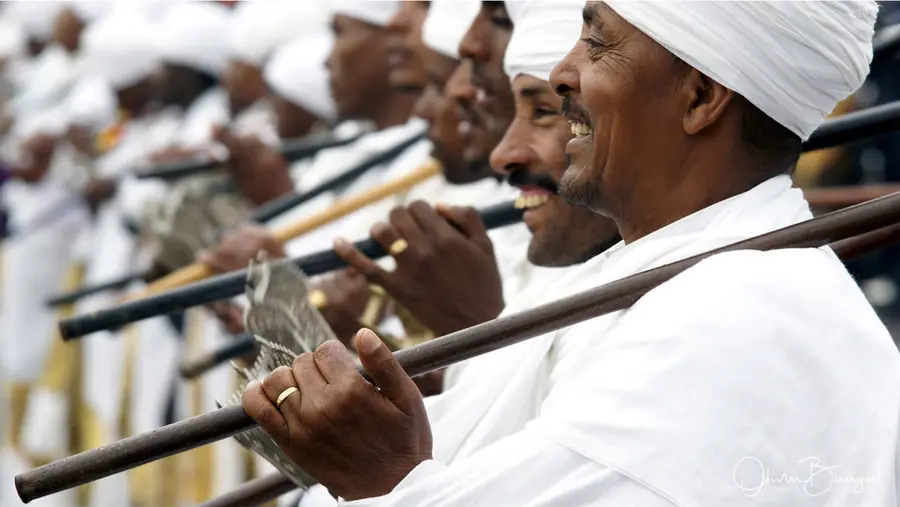 Éthiopie : éthiopie nord, religion, lalibela, éthiopie nord, religion, lalibela, fêtes religieuses, portraits, portraits, photo 176 d’Olivier Bourguet