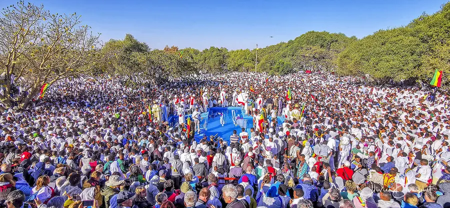 Éthiopie : éthiopie nord, lalibela, religion, fêtes religieuses, photos prises au smartphone, photo 72 d’Olivier Bourguet