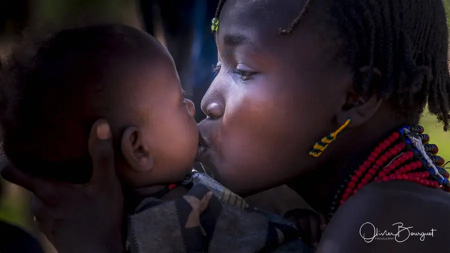Éthiopie : éthiopie sud, vallée de l'Omo, portraits, enfants, photo 173 d’Olivier Bourguet