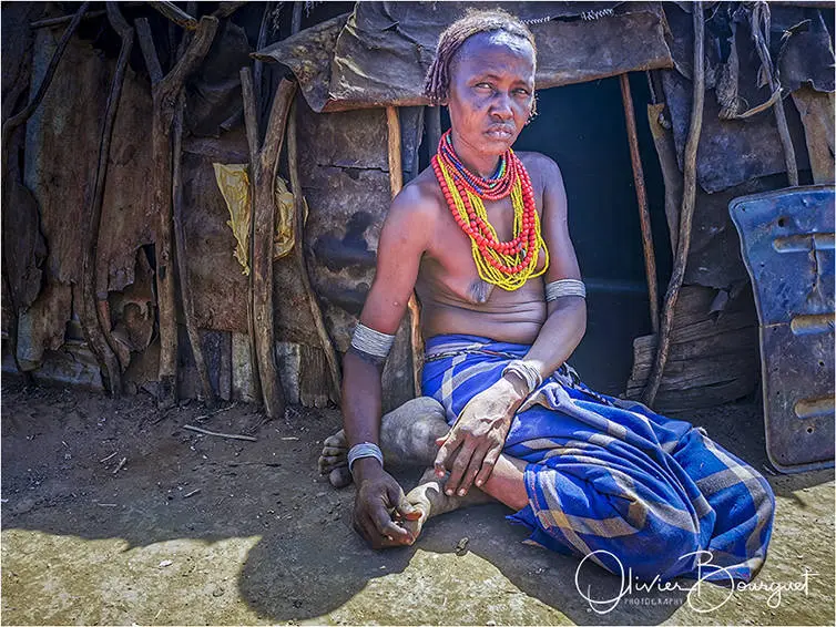 Éthiopie : éthiopie sud, vallée de l'Omo, portraits, photos prises au smartphone, photo 39 d’Olivier Bourguet