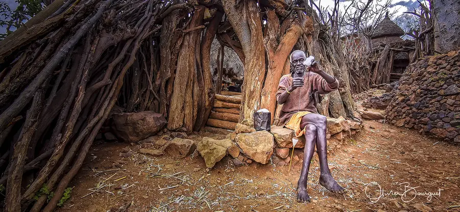 Éthiopie : éthiopie sud, Konso, portraits, traditions, photos prises au smartphone, photo 45 d’Olivier Bourguet