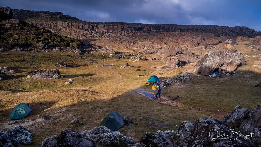 Éthiopie sud, voyage trek : éthiopie sud, montagnes du balé, paysage, trekkeurs, photo au smartphone, photo 56 d’Olivier Bourguet