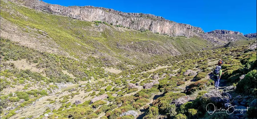 Éthiopie sud, voyage d'auteur décembre 2024 : photos au smartphone, paysages, trekkeurs, montagnes du Balé, photo 124 d’Olivier Bourguet