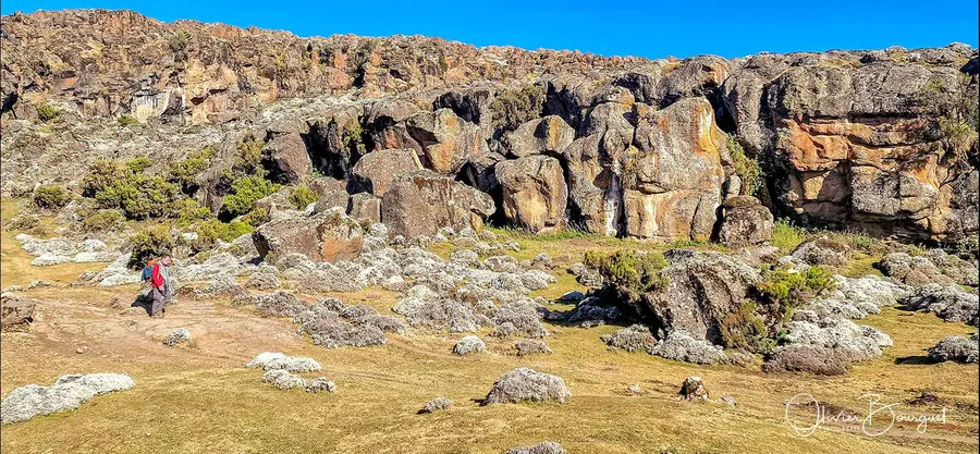 Éthiopie sud, voyage d'auteur décembre 2024 : photos au smartphone, paysages, trekkeurs, montagnes du Balé, photo 127 d’Olivier Bourguet