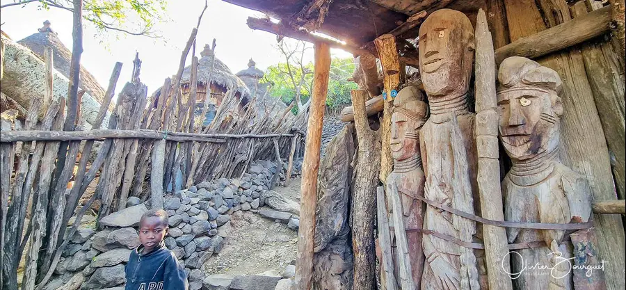 Éthiopie sud, voyage d'auteur décembre 2024 : photos au smartphone, paysages, trekkeurs, Konso, photo 75 d’Olivier Bourguet