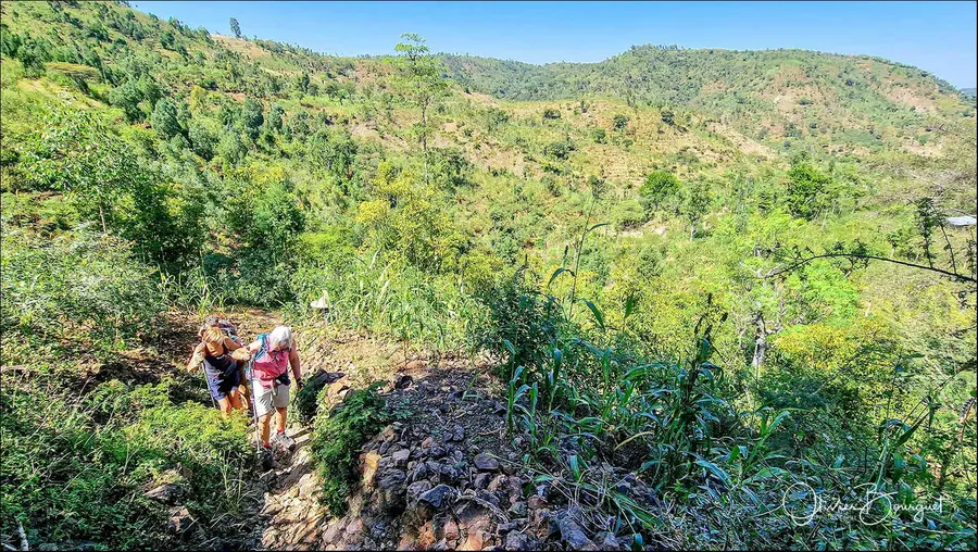 Éthiopie sud, voyage d'auteur décembre 2024 : photos au smartphone, paysages, trekkeurs, Konso, photo 84 d’Olivier Bourguet