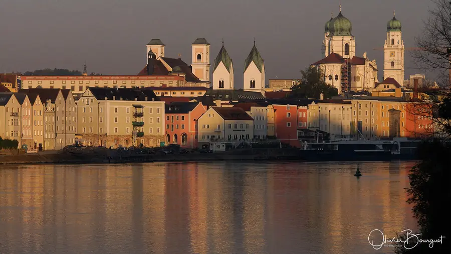 Une ville au bord du Danube, en Allemagne