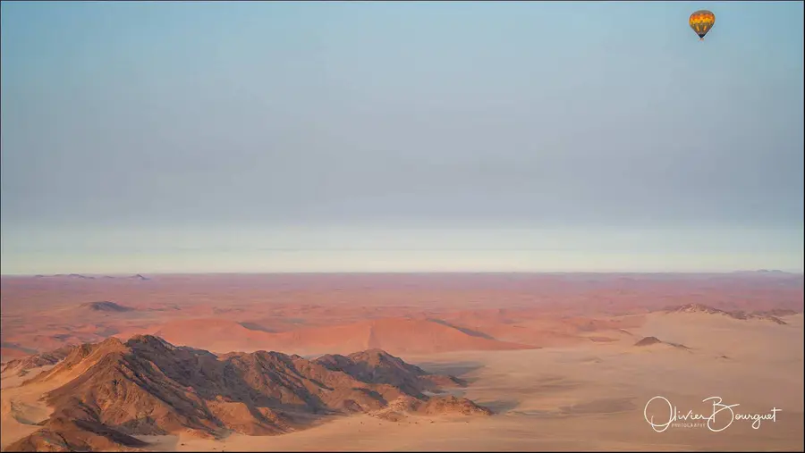 Namibie : desert, paysages, dunes, vu du ciel, photo 81 d’Olivier Bourguet