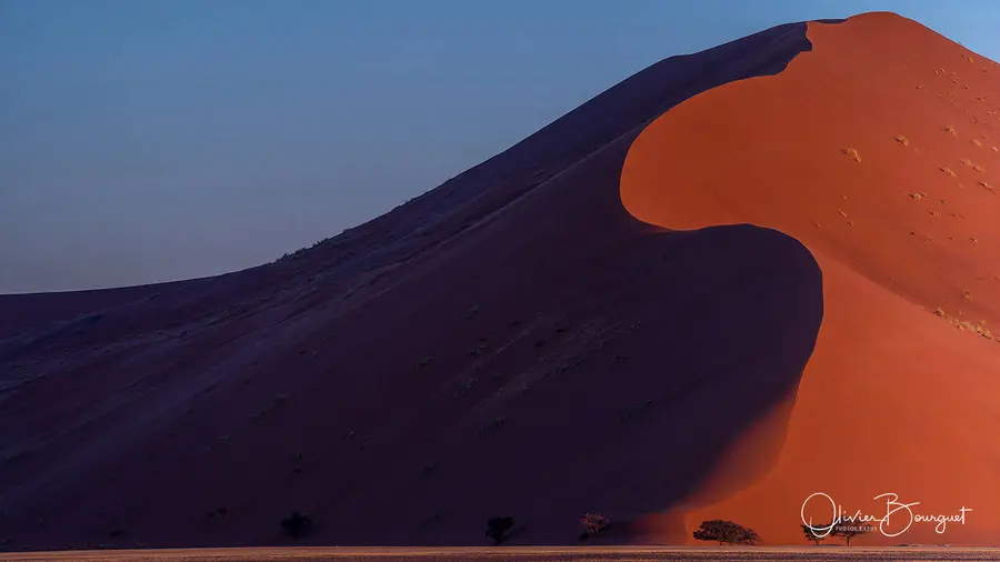 Namibie : desert, dunes, couché de soleil, photo 45 d’Olivier Bourguet