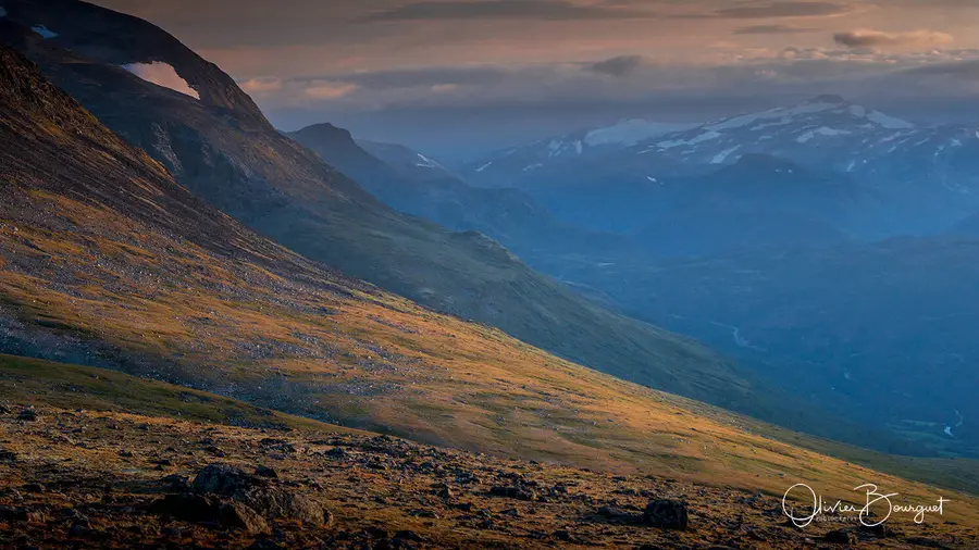 Scandinavie : norvège, paysages, couché de soleil, photo 26 d’Olivier Bourguet