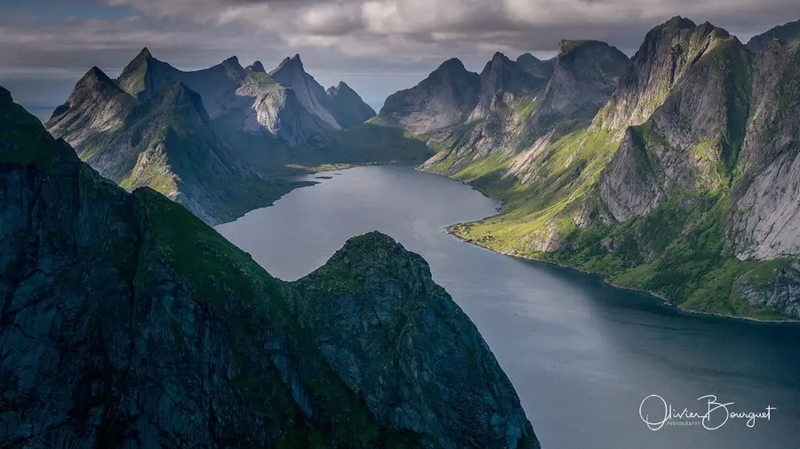 Scandinavie : norvège, paysages, îles Lofoten, montagnes, photo 40 d’Olivier Bourguet