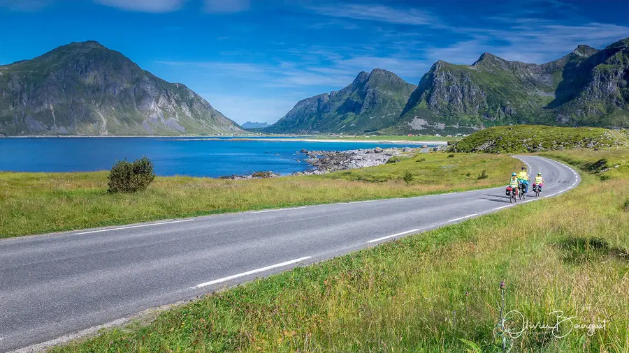 Scandinavie : norvège, paysages, îles Lofoten, montagnes, vélo, photo 46 d’Olivier Bourguet
