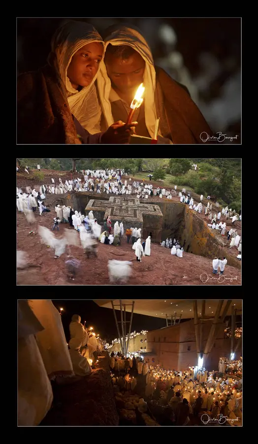 Exemples de diptyques, triptyques… : triptyque noël éthiopie, photo 5 d’Olivier Bourguet